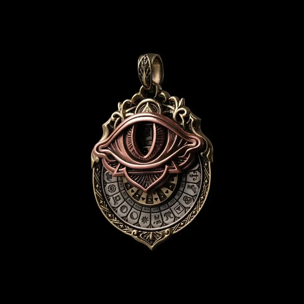 Pingente de visão de tarô feito à mão